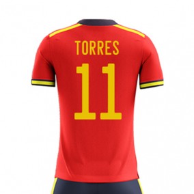 Spanien Fernando Torres 11 2023/2024 Hjemmebanetrøje